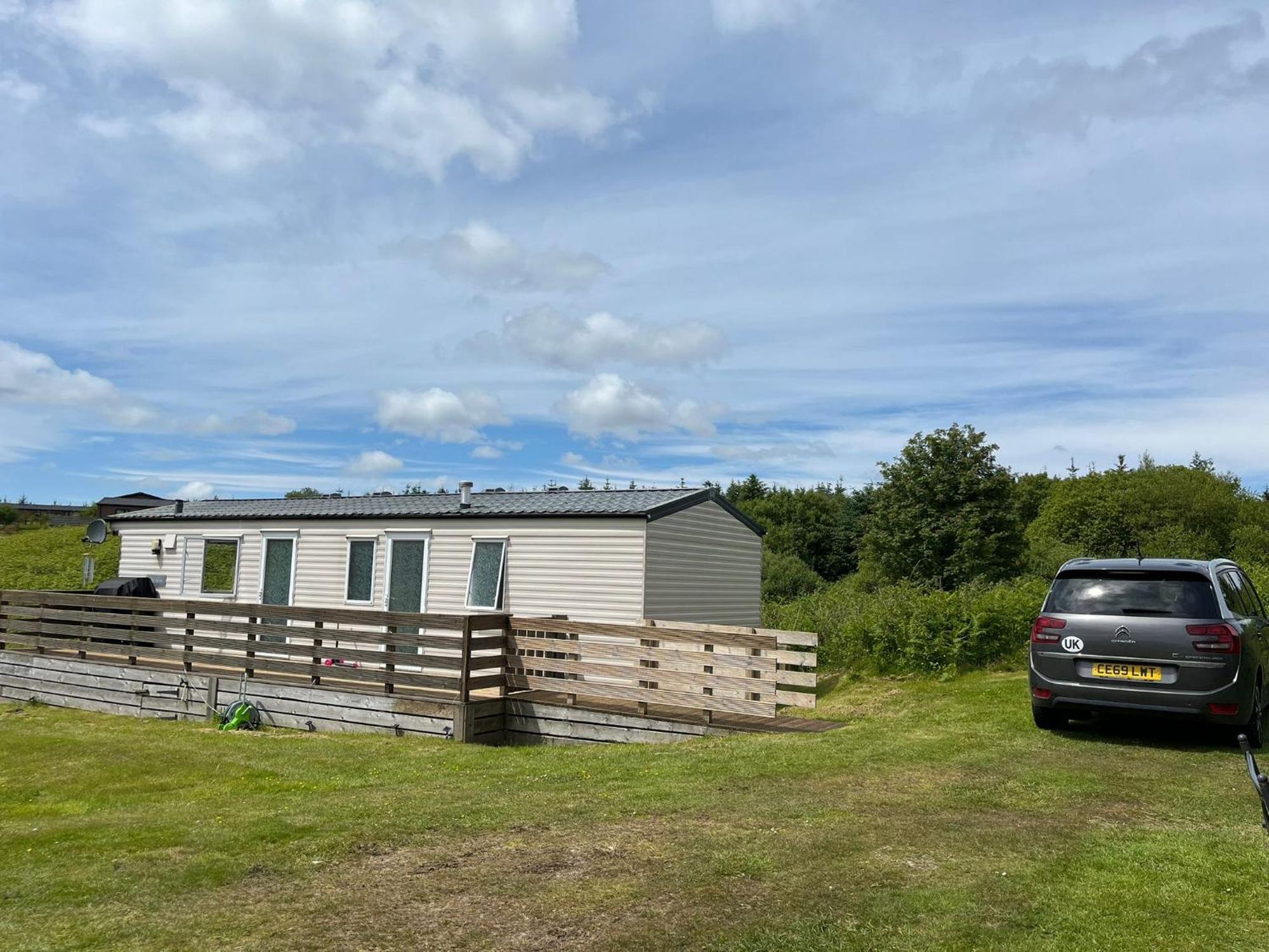 Lochview Retreat Caravan Balminnoch Exterior photo